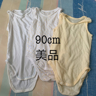 夏用★ユニクロ 肌着 ロンパース 90cm