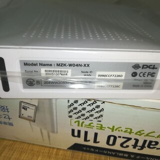 ☆無線LANルーター MZK-W04NU-PK2の画像