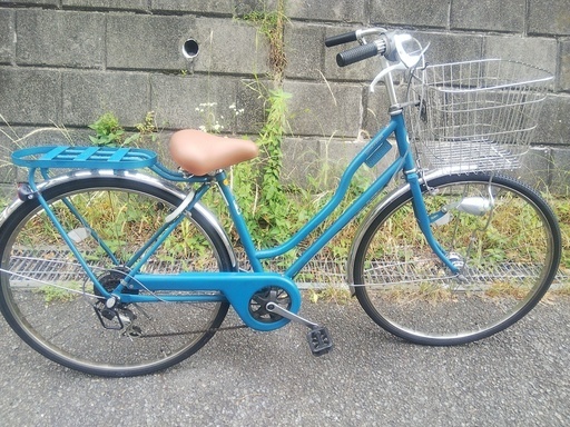 ２７インチ　変速6段　BRIDGESTONE　ブルーカラー　　5年使用