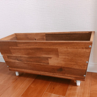 木製収納 (プランター、マガジンラック などに✨)