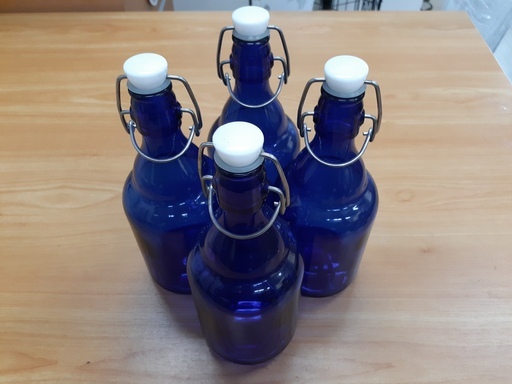 美品　ふた付き瓶　４本セット