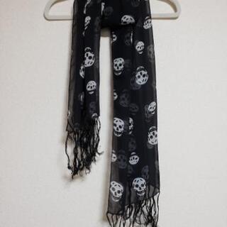 スカル柄💀シースルーストール