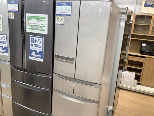 安心の6ヶ月動作保証付！HITACHI(ヒタチ)の6ドア大型冷蔵庫のご紹介です！