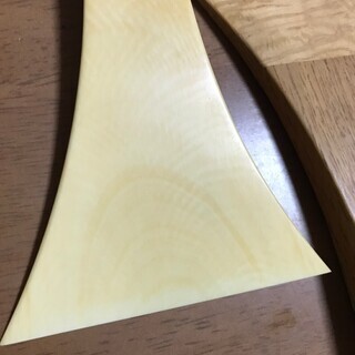 一本物】三味線 撥 割れ欠けなし 木目調との2本セット