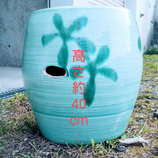 最終値下げ 陶器ガーデニング ガーデンテーブル ガーデンチェアの画像