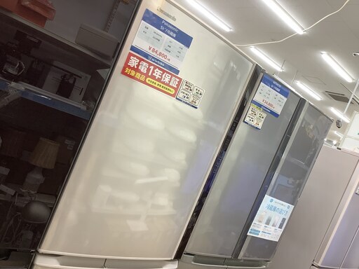 安心の12ヶ月動作保証付！ Panasonic（パナソニック）の5ドア冷蔵庫！