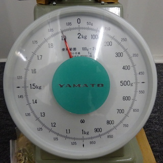 未使用品  大和製衡 置き針付上皿はかり の画像