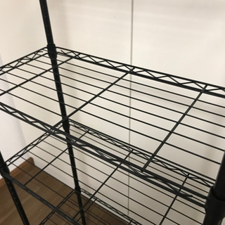 スチールラック 5段 ブラック 美品の画像