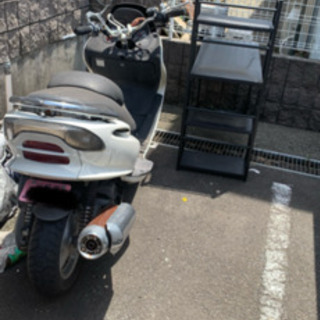 マジェスティ125、走行距離不明、1年放置