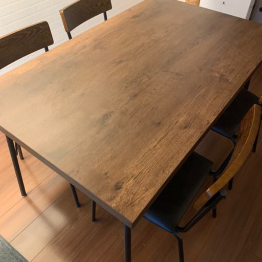 ダイニングテーブル　5点セット