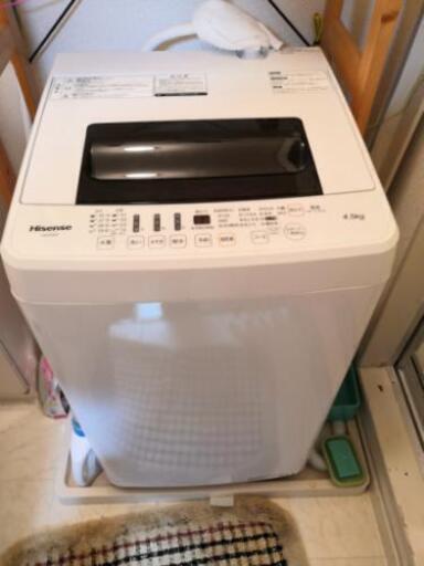 洗濯機　2018年購入