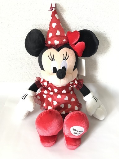 【ミニーマウス】ぬいぐるみ/45㎝/中古/タグ付き/ディズニーストア/2007年/手渡しのみ/値段交渉不可