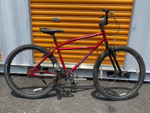 ★激安★マウンテンバイク 26インチ ギアなし、ライトなし、軽整備済み 防犯登録 藤沢