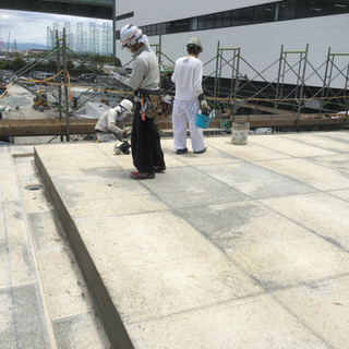 防水金物工事、塩ビシート防水工事、一生物の手に職が付きます！