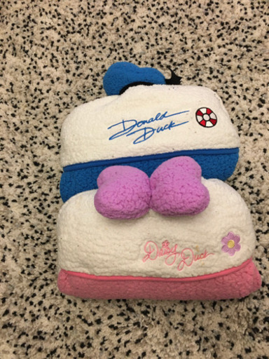 Disneyファンへ　ドナルドとデイジーかぶり毛布
