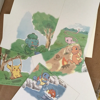 新品 ポケモン はがき 絵はがき 