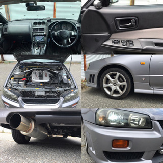 ニッサン スカイライン25GT TURBOクーペ 車検有無：R3年12月.  ER34 Ｈ10年 の画像