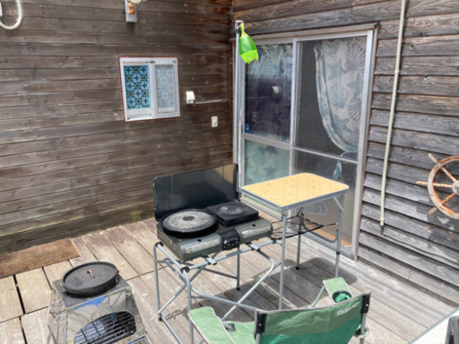 BBQグリルとピザ窯などアウトドアセット