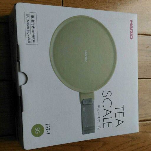 ハリオ ティースケール TST-1-SG(スモーキーグリーン・新品未開封)