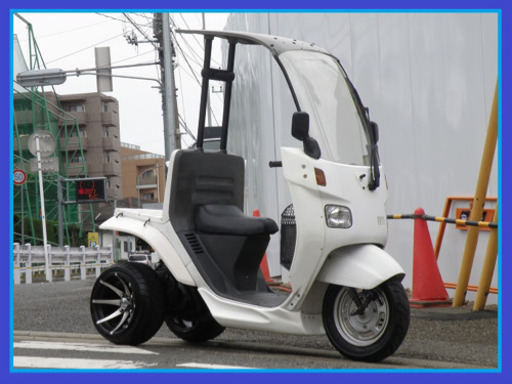 【御成約有難う御座いました】☆マロッシ68ccオバフェン!2スト後期ジャイロキャノピーミニカー改　ワイドバイザ-&社外アンダーカウル装備!消耗品OK!ノ-ヘルOKカスタム!