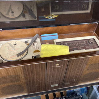 昭30頃 アンティーク VICTOR Hi‐Fi Stereo Audiola真空管型ラジオ　ジャンクの画像