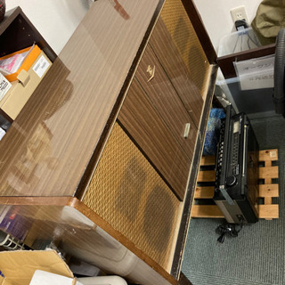 昭30頃 アンティーク VICTOR Hi‐Fi Stereo Audiola真空管型ラジオ　ジャンクの画像