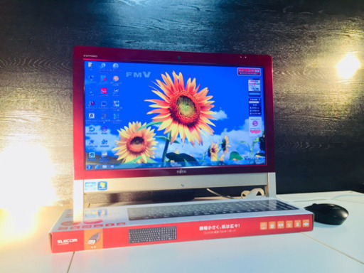 i5搭載★WIN10搭載★オフィス★DVDコピー対応★Wi-Fi☆FH56DD赤