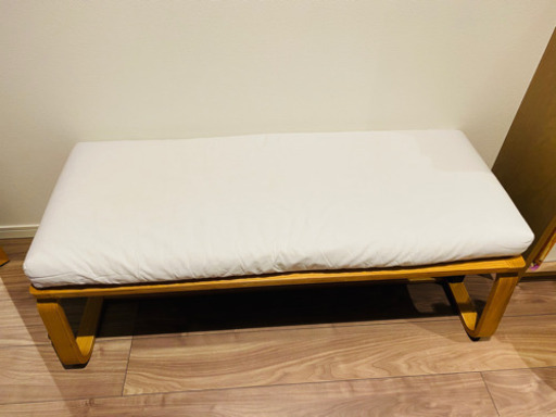 無印　リビングでもダイニングでも使えるベンチ