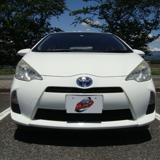 自社ローン★保証人無★全国対応★アクア　L★人気のホワイト★エコモード★ETC★キーレスキー ★車検：令和3年5月迄の画像