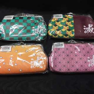 決まりました！ 鬼滅の刃 がま口ポーチ 全4種セットの画像