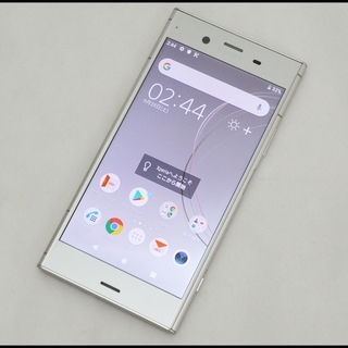中古 SIMロック解除済 SOV36 シルバー Xperia X...