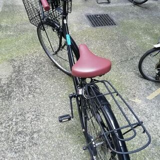 自転車　黒（ブラック） 26インチ 6段ギア サントラスト dixhuitの画像