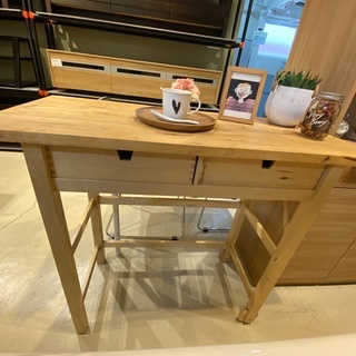 IKEA イケア キッチンワゴン ワゴン 収納棚 作業台 ナチュ...