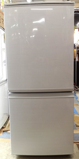 シャープ 137L 2ドア冷蔵庫 2017年製 SHARP SJ-D14C-W 札幌市 平岸