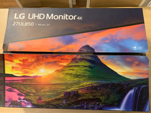 LG HDR IPS 4Kモニター　27インチ　UL-850  タイプC1本で充電&接続可能！
