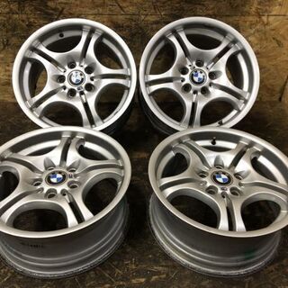 BMW 3シリーズ 純正ホイール 17インチ 4本 8.5J5HPCD120+50 x2 7.5J5HPCD120+41 x2 Mスポーツ (VHA172) クレジットカード QR決済可能