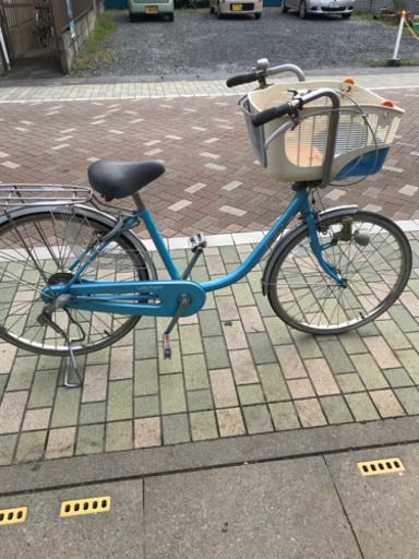 BS子供乗せ3段タイヤ前後新品　ハンドルロック付