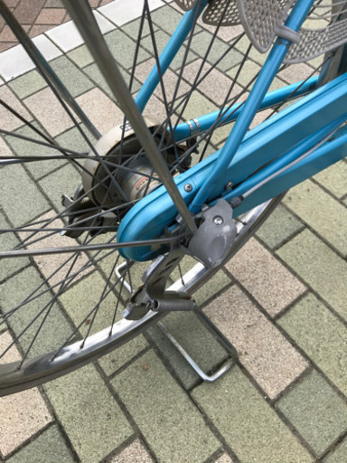 BS子供乗せ3段タイヤ前後新品　ハンドルロック付