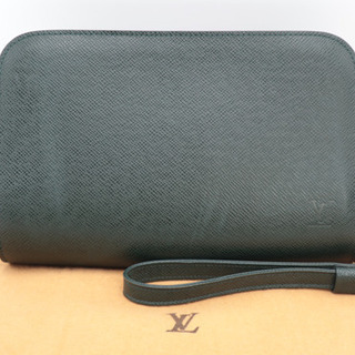《LOUIS VUITTON/セカンドバッグ》Bランク タイガ バイカル 緑 M30184  