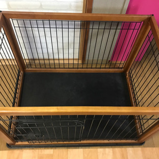 木製ペットゲージ　犬ゲージ　