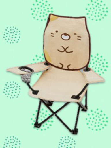 すみっコぐらし キッズ 折りたたみ チェアー ねこ 単品