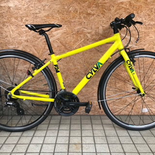 CYLVA F24 イエロー　BRIDGESTONE クロスバイクブリヂストン BRIDGESTONE ブリジストン CYLVA F24 クロスバイク 街乗り 通勤・通学