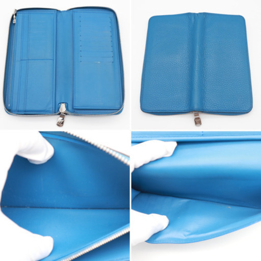 《LOUIS VUITTON/トリヨン ジッピーウォレット》Bランク ブルー
