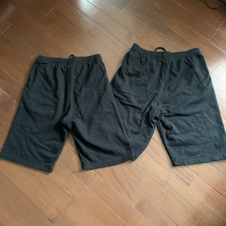 printstar レディース ショートパンツ XL XXL 黒 2枚セットの画像