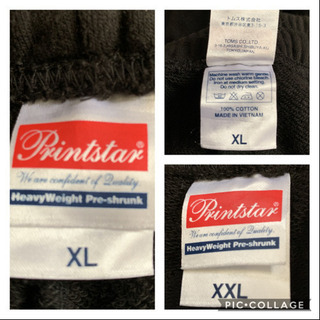 printstar レディース ショートパンツ XL XXL 黒 2枚セットの画像