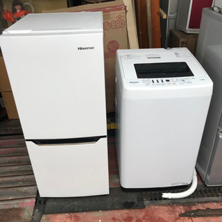 ⭕️【高年式】【20km以内配送料込】Hisenses 洗濯機と...
