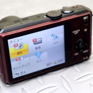 パナソニック LUMIX デジカメ DMC-TZ40 ワインレッド　SDカード付きの画像