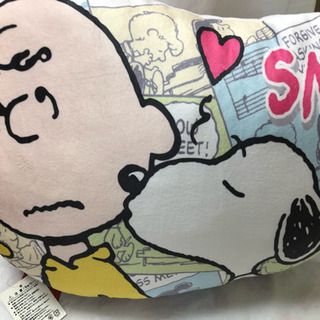 スヌーピー 両面クッション ぬいぐるみ  ※受渡し場所指定可能の画像