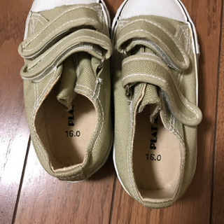 デッキシューズ　16cmの画像