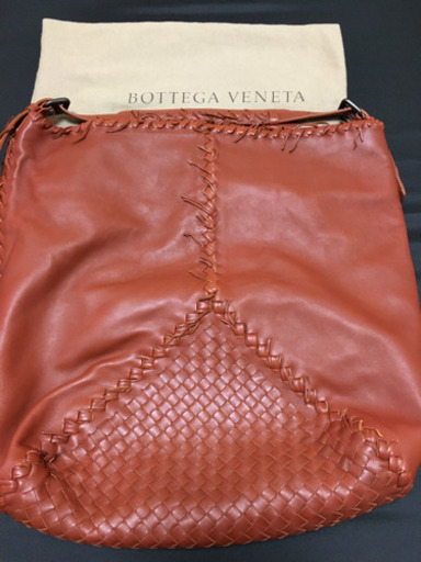 【取りに来てくれる方限定★美品】ボッテガヴェネタ　イントレチャート　レザー　フリンジ　バッグ